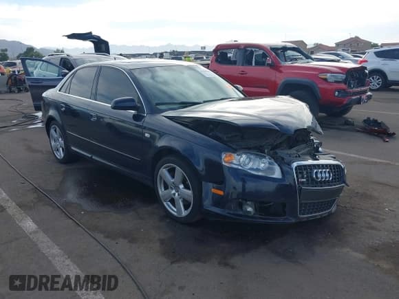 ✅ 2008 Audi A4 3.2L • VIN: WAUDH78E58A061799 • Lot: 43680889. Listed on IAAI with 164,762 mi. Free auction sales archive from the USA and detailed vehicle history report at DreamBid. Image 1.