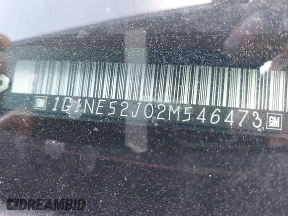 2002 Chevrolet Malibu LS z VIN 1G1NE52J02M546473, wystawiony jako IAAI lot #41551575 z przebiegiem 83 193 mil mil oraz . Historia ofert i sprzedaży dostępna na DreamBid. Obrazek 9.