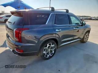 2022 Hyundai Palisade Calligraphy z VIN KM8R7DHE3NU410474, wystawiony jako Copart lot #85302735 z przebiegiem 4 114 mil mil oraz Szkoda całkowita • Salvage title. Historia ofert i sprzedaży dostępna na DreamBid. Obrazek 3.