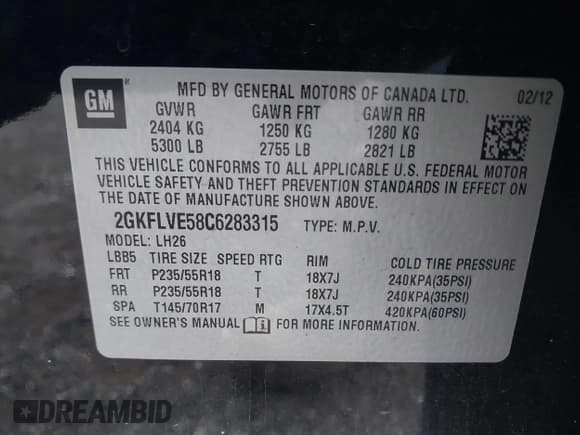 ✅ 2012 GMC Terrain SLT-1 • VIN: 2GKFLVE58C6283315 • Lot: 43576944. Wystawiony na IAAI z przebiegiem 119 182 mil. Bezpłatny archiwum sprzedaży aukcyjnych z USA i szczegółowy raport historii pojazdu na DreamBid. Zdjęcie 9.