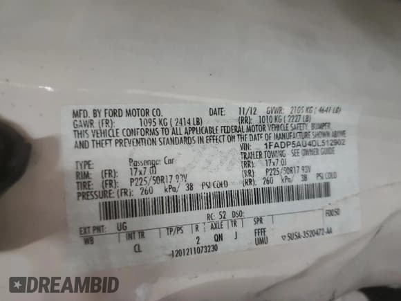 ✅ 2013 Ford C-Max SE • VIN: 1FADP5AU4DL512902 • Лот: 59544805. Опубликован ранее на Copart с пробегом 158 948 миль. Бесплатный доступ к архиву аукционных продаж из США и подробный отчёт об истории автомобиля на DreamBid. Изображение 13.