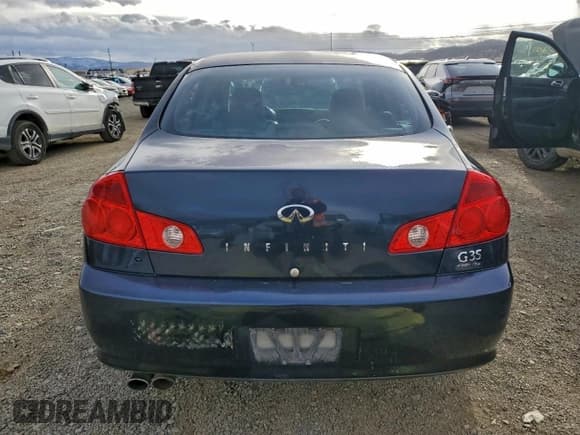 ✅ 2006 Infiniti G35 • VIN: JNKCV51EX6M518199 • Lot: 95308755. Listed on Copart with Not provided. Free auction sales archive from the USA and detailed vehicle history report at DreamBid. Image 6.