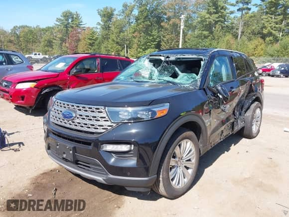 2023 Ford Explorer Limited z VIN 1FMSK8FH8PGA53797, wystawiony jako IAAI lot #43237607 z przebiegiem 39 987 mil mil oraz . Historia ofert i sprzedaży dostępna na DreamBid. Obrazek 2.