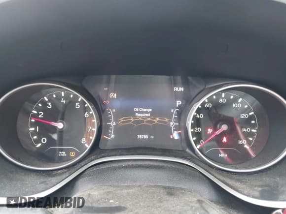 ✅ 2020 Jeep Compass Limited • VIN: 3C4NJCCB9LT179647 • Lot: 43449595. Listed on IAAI with 75,785 mi. Free auction sales archive from the USA and detailed vehicle history report at DreamBid. Image 7.