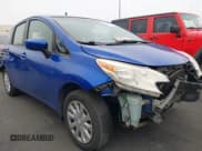 ✅ 2015 Nissan Note SV • VIN: 3N1CE2CPXFL353699 • Lot: 42041388. Listed on IAAI with 132,132 mi. Free auction sales archive from the USA and detailed vehicle history report at DreamBid. Image 1.