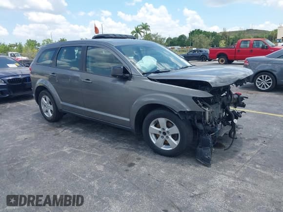 ✅ 2013 Dodge Journey SE • VIN: 3C4PDCAB3DT626929 • Lot: 42318702. Listed on IAAI with Not provided. Free auction sales archive from the USA and detailed vehicle history report at DreamBid. Image 1.