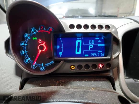 2015 Chevrolet Sonic LS with VIN 1G1JA6SG3F4114311, listed as a Copart auction lot 84742035 with 145,773 mi miles and Salvage title. Bid and sale history available at DreamBid. Image 9.