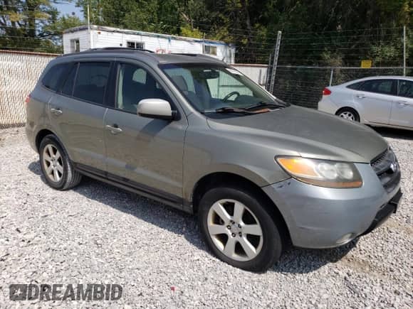 2007 Hyundai Santa Fe SE with VIN 5NMSH13E37H008733, listed as a Copart auction lot 68768044 with 158,137 mi miles and Clean title. Bid and sale history available at DreamBid. Image 4.