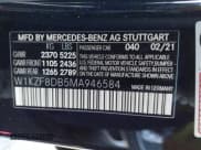 ✅ 2021 Mercedes-Benz E 350 • VIN: W1KZF8DB5MA946584 • Lot: 43550684. Listed on IAAI with 66,048 mi. Free auction sales archive from the USA and detailed vehicle history report at DreamBid. Image 9.