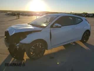 2019 Hyundai Veloster 2.0 z VIN KMHTG6AF5KU019584, wystawiony jako Copart lot #80630414 z przebiegiem 112 124 mil mil oraz Szkoda całkowita • Salvage title. Historia ofert i sprzedaży dostępna na DreamBid. Obrazek 1.