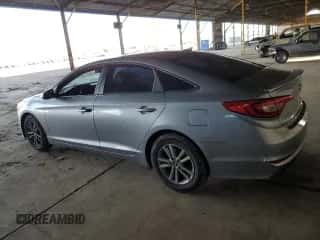 2015 Hyundai Sonata SE with VIN 5NPE24AF4FH224121, listed as a Copart auction lot 87313825 with 87,752 mi miles and Salvage title. Bid and sale history available at DreamBid. Image 2.