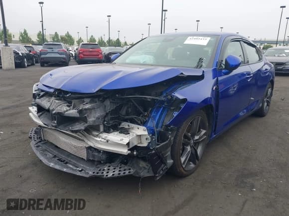 ✅ 2023 Acura Integra w/A-Spec Package • VIN: 19UDE4H30PA009098 • Lot: 42405433. Listed on IAAI with 54,565 mi. Free auction sales archive from the USA and detailed vehicle history report at DreamBid. Image 2.