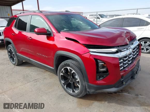 2025 Chevrolet Equinox AWD LT z VIN 3GNAXPEGXSL103535, wystawiony jako IAAI lot #41570483 z przebiegiem 2 312 mil mil oraz . Historia ofert i sprzedaży dostępna na DreamBid. Obrazek 1.