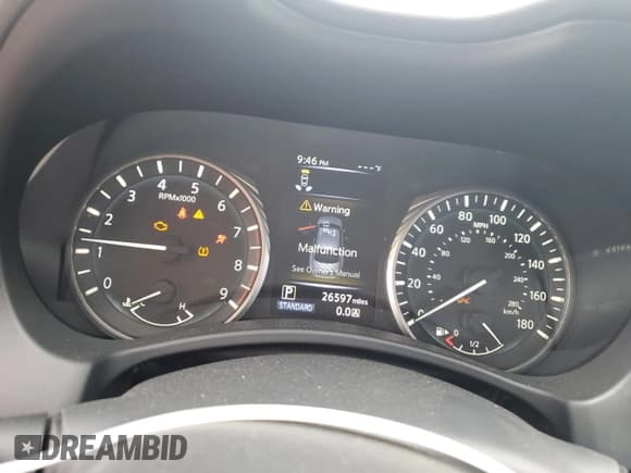 ✅ 2022 Infiniti Q50 Luxe • VIN: JN1EV7BP0NM311926 • Lot: 80637364. Listed on Copart with 26,597 mi. Free auction sales archive from the USA and detailed vehicle history report at DreamBid. Image 9.