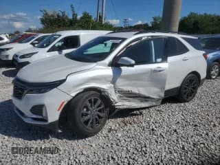 ✅ 2023 Chevrolet Equinox RS • VIN: 3GNAXWEG0PS162584 • Lot: 70282695. Listed on Copart with 40,864 mi. Free auction sales archive from the USA and detailed vehicle history report at DreamBid. Image 1.