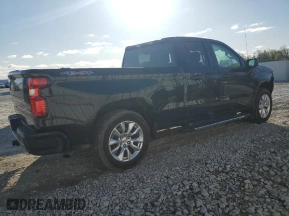 ✅ 2023 Chevrolet Silverado 1500 Custom • VIN: 1GCRDBEKXPZ301642 • Lot: 52045165. Listed on Copart with 16,464 mi. Free auction sales archive from the USA and detailed vehicle history report at DreamBid. Image 3.