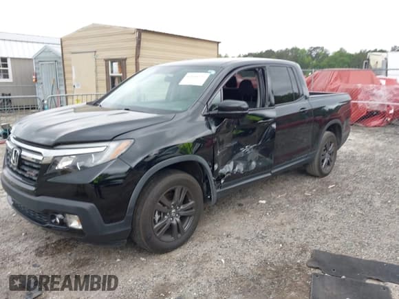 ✅ 2019 Honda Ridgeline Sport • VIN: 5FPYK2F10KB008474 • Lot: 42144225. Listed on IAAI with 101,274 mi. Free auction sales archive from the USA and detailed vehicle history report at DreamBid. Image 2.