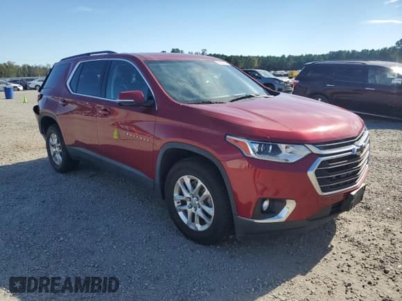 ✅ 2020 Chevrolet Traverse LT Cloth • VIN: 1GNEVGKW5LJ122859 • Lot: 86824375. Listed on Copart with 54,074 mi. Free auction sales archive from the USA and detailed vehicle history report at DreamBid. Image 4.