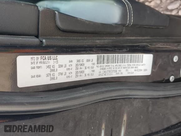 ✅ 2015 Jeep Grand Cherokee Overland • VIN: 1C4RJFCM6FC675588 • Lot: 50646835. Listed on Copart with 114,384 mi. Free auction sales archive from the USA and detailed vehicle history report at DreamBid. Image 13.