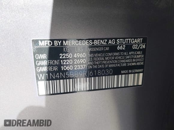 ✅ 2024 Mercedes-Benz GLA 35 AMG • VIN: W1N4N5BB9RJ618030 • Лот: 41999961. Опубликован ранее на IAAI с пробегом 13 308 миль. Бесплатный доступ к архиву аукционных продаж из США и подробный отчёт об истории автомобиля на DreamBid. Изображение 9.