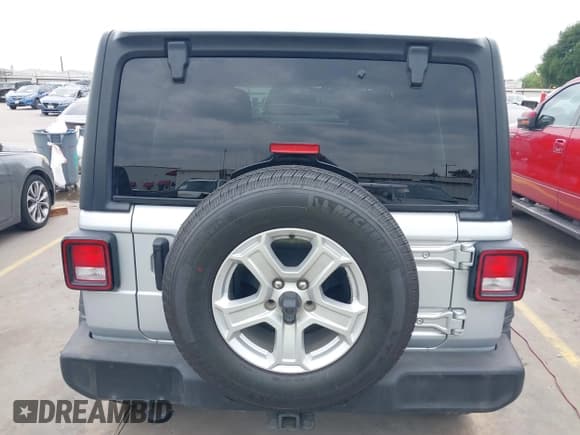 ✅ 2023 Jeep Wrangler Sport • VIN: 1C4HJXDG2PW508235 • Lot: 42127823. Listed on IAAI with 25,069 mi. Free auction sales archive from the USA and detailed vehicle history report at DreamBid. Image 16.