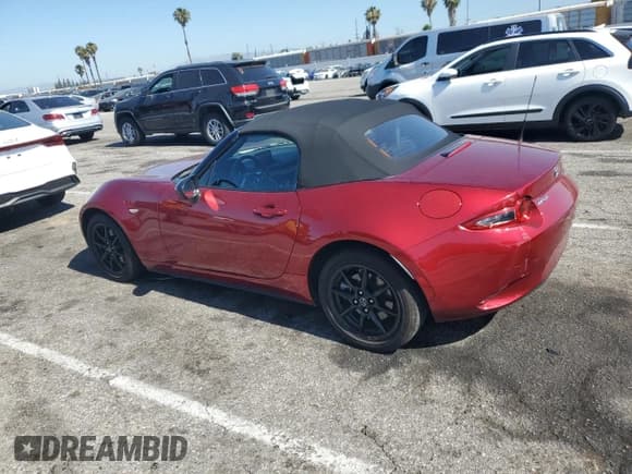 ✅ 2019 Mazda MX-5 Miata Sport • VIN: JM1NDAB77K0303256 • Lot: 61095935. Listed on Copart with 18,480 mi. Free auction sales archive from the USA and detailed vehicle history report at DreamBid. Image 2.