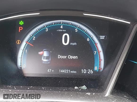 ✅ 2018 Honda Civic EX-T • VIN: JHMFC1F30JX043947 • Lot: 43563584. Listed on IAAI with 145,000 mi. Free auction sales archive from the USA and detailed vehicle history report at DreamBid. Image 16.