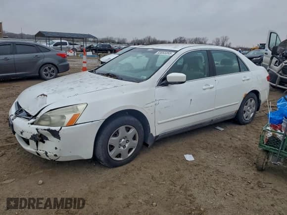 ✅ 2005 Honda Accord LX • VIN: 1HGCM56455A197002 • Lot: 93853355. Listed on Copart with 297,677 mi. Free auction sales archive from the USA and detailed vehicle history report at DreamBid. Image 1.