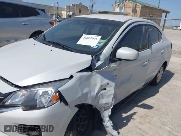 ✅ 2023 Mitsubishi Mirage ES • VIN: ML32FUFJ5PHF03944 • Лот: 41822041. Опубликован ранее на IAAI с пробегом 12 899 миль. Бесплатный доступ к архиву аукционных продаж из США и подробный отчёт об истории автомобиля на DreamBid. Изображение 6.