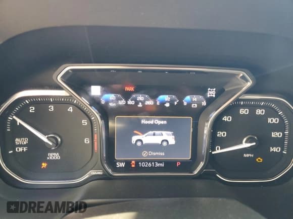 ✅ 2021 GMC Yukon AT4 • VIN: 1GKS2CKD7MR351174 • Lot: 82259975. Listed on Copart with 102,613 mi. Free auction sales archive from the USA and detailed vehicle history report at DreamBid. Image 9.