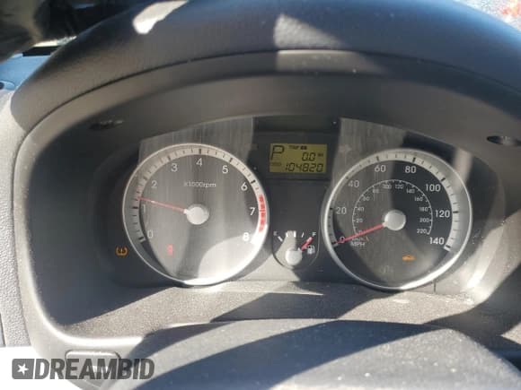 ✅ 2009 Hyundai Accent Auto GLS • VIN: KMHCN46C09U296808 • Лот: 54756365. Опубликован ранее на Copart с пробегом 104 820 миль. Бесплатный доступ к архиву аукционных продаж из США и подробный отчёт об истории автомобиля на DreamBid. Изображение 9.