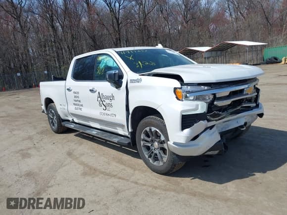 ✅ 2025 Chevrolet Silverado 1500 • VIN: 3GCUKJEL2SG115606 • Лот: 41917657. Опубликован ранее на IAAI с пробегом 10 413 миль. Бесплатный доступ к архиву аукционных продаж из США и подробный отчёт об истории автомобиля на DreamBid. Изображение 1.