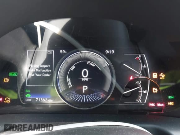 ✅ 2023 Lexus ES 300h • VIN: 58ADA1C19PU030176 • Лот: 42127084. Опубликован ранее на IAAI с пробегом 71 362 миль. Бесплатный доступ к архиву аукционных продаж из США и подробный отчёт об истории автомобиля на DreamBid. Изображение 7.