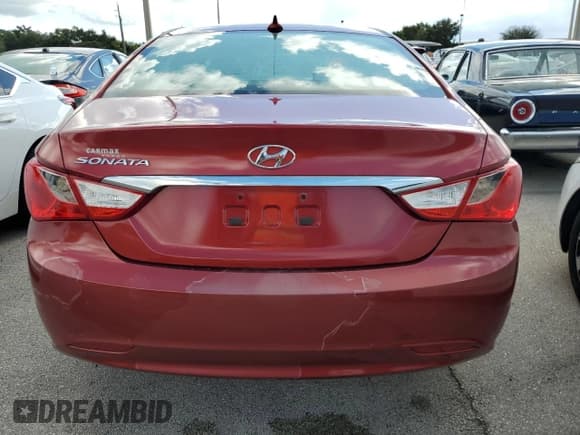 ✅ 2012 Hyundai Sonata GLS • VIN: 5NPEB4AC4CH432016 • Lot: 74282954. Listed on Copart with Not provided. Free auction sales archive from the USA and detailed vehicle history report at DreamBid. Image 6.