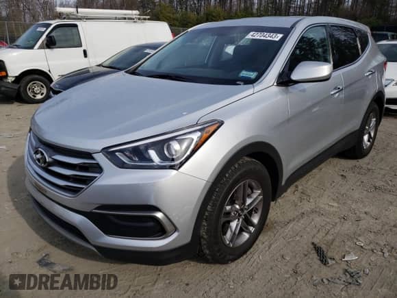 ✅ 2018 Hyundai Santa Fe 2.4L • VIN: 5XYZTDLB1JG541444 • Lot: 42704343. Wystawiony na Copart z przebiegiem 85 924 mil mil. Skorzystaj z bezpłatnego archiwum sprzedaży aukcyjnych z USA i zobacz szczegółowy raport historii pojazdu na DreamBid. Zdjęcie 1.