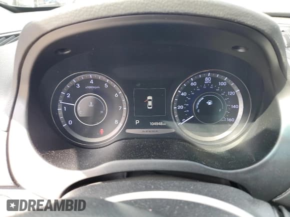 ✅ 2015 Hyundai Azera • VIN: KMHFG4JG4FA453156 • Lot: 86844795. Listed on Copart with 104,948 mi. Free auction sales archive from the USA and detailed vehicle history report at DreamBid. Image 9.