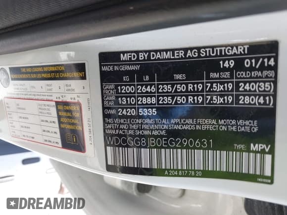 ✅ 2014 Mercedes-Benz GLK 350 • VIN: WDCGG8JB0EG290631 • Лот: 42172482. Опубликован ранее на IAAI с пробегом 88 985 миль. Бесплатный доступ к архиву аукционных продаж из США и подробный отчёт об истории автомобиля на DreamBid. Изображение 9.