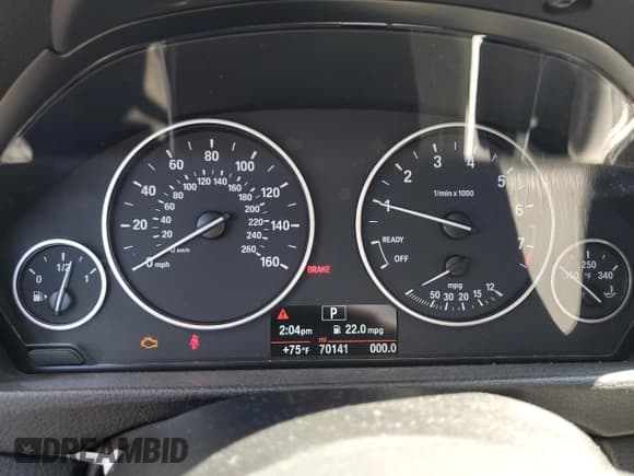 ✅ 2015 BMW 3 Series 328i • VIN: WBA3C1C54FP853693 • Lot: 70545565. Listed on Copart with 70,141 mi. Free auction sales archive from the USA and detailed vehicle history report at DreamBid. Image 9.