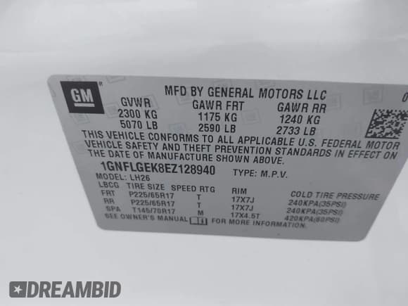 ✅ 2014 Chevrolet Equinox LT • VIN: 1GNFLGEK8EZ128940 • Лот: 43269112. Опубликован ранее на IAAI с пробегом 106 759 миль. Бесплатный доступ к архиву аукционных продаж из США и подробный отчёт об истории автомобиля на DreamBid. Изображение 9.