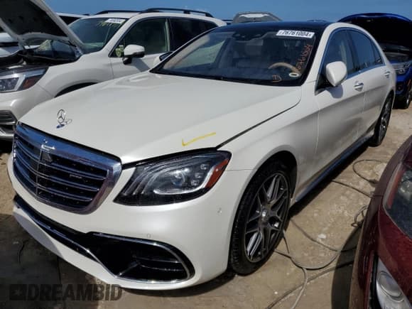 ✅ 2019 Mercedes-Benz S 63 AMG • VIN: WDDUG8JB8KA452857 • Lot: 76761004. Wystawiony na Copart z przebiegiem 28 389 mil. Bezpłatny archiwum sprzedaży aukcyjnych z USA i szczegółowy raport historii pojazdu na DreamBid. Zdjęcie 1.