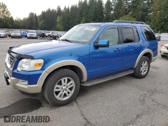 ✅ 2010 Ford Explorer Eddie Bauer • VIN: 1FMEU7EE1AUA87193 • Lot: 87024615. Wystawiony na Copart z przebiegiem 205 052 mil. Bezpłatny archiwum sprzedaży aukcyjnych z USA i szczegółowy raport historii pojazdu na DreamBid. Zdjęcie 1.