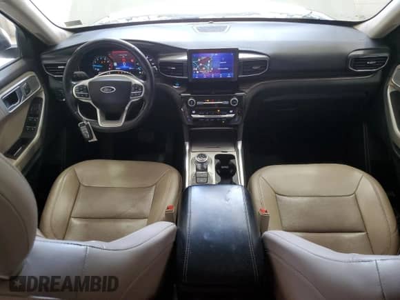 2021 Ford Explorer Limited with VIN 1FMSK8FH0MGB36202, listed as a Copart auction lot 85154415 with 107,956 mi miles and Salvage title. Bid and sale history available at DreamBid. Image 8.