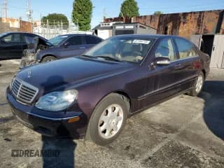 ✅ 2000 Mercedes-Benz S 320/430/500 • VIN: WDBNG70J3YA076626 • Lot: 87164715. Listed on Copart with 88,660 mi. Free auction sales archive from the USA and detailed vehicle history report at DreamBid. Image 1.