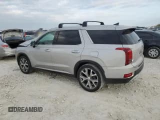 ✅ 2021 Hyundai Palisade SEL • VIN: KM8R44HE9MU335545 • Лот: 71489434. Опубликован ранее на Copart с пробегом 44 380 миль. Бесплатный доступ к архиву аукционных продаж из США и подробный отчёт об истории автомобиля на DreamBid. Изображение 2.