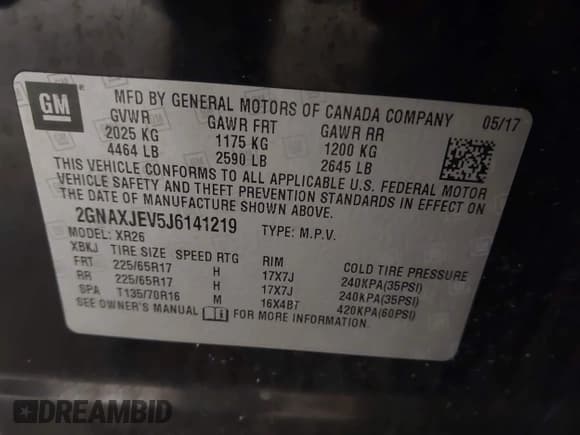 ✅ 2018 Chevrolet Equinox LT • VIN: 2GNAXJEV5J6141219 • Лот: 43257393. Опубликован ранее на IAAI с пробегом 153 807 миль. Бесплатный доступ к архиву аукционных продаж из США и подробный отчёт об истории автомобиля на DreamBid. Изображение 9.