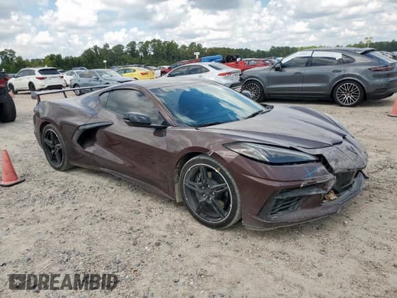 ✅ 2023 Chevrolet Corvette 2LT • VIN: 1G1YB2D40P5100966 • Lot: 71322295. Listed on Copart with 18,419 mi. Free auction sales archive from the USA and detailed vehicle history report at DreamBid. Image 4.