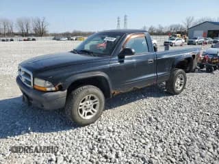 ✅ 2004 Dodge Dakota • VIN: 1D7GG16K54S588745 • Lot: 48946065. Wystawiony na Copart z przebiegiem 123 803 mil. Bezpłatny archiwum sprzedaży aukcyjnych z USA i szczegółowy raport historii pojazdu na DreamBid. Zdjęcie 1.
