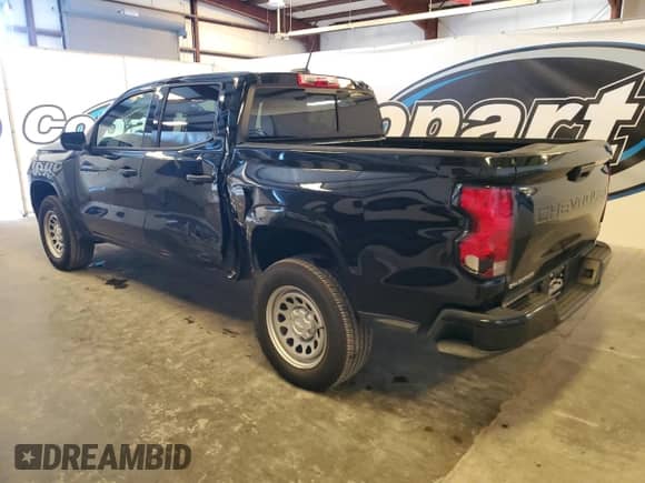 2025 Chevrolet Colorado 2WD Work Truck with VIN 1GCPSBEK4S1156232, listed as a Copart auction lot 89469225 with 15,629 mi miles and Clean title. Bid and sale history available at DreamBid. Image 2.