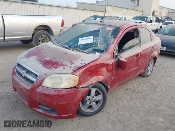✅ 2009 Chevrolet Aveo 1LT • VIN: KL1TD56E19B331048 • Lot: 43462920. Listed on IAAI with 182,906 mi. Free auction sales archive from the USA and detailed vehicle history report at DreamBid. Image 2.