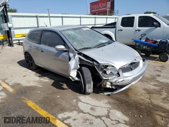 ✅ 2002 Honda Civic Si • VIN: SHHEP33592U309768 • Lot: 63080955. Listed on Copart with 94,380 mi. Free auction sales archive from the USA and detailed vehicle history report at DreamBid. Image 4.